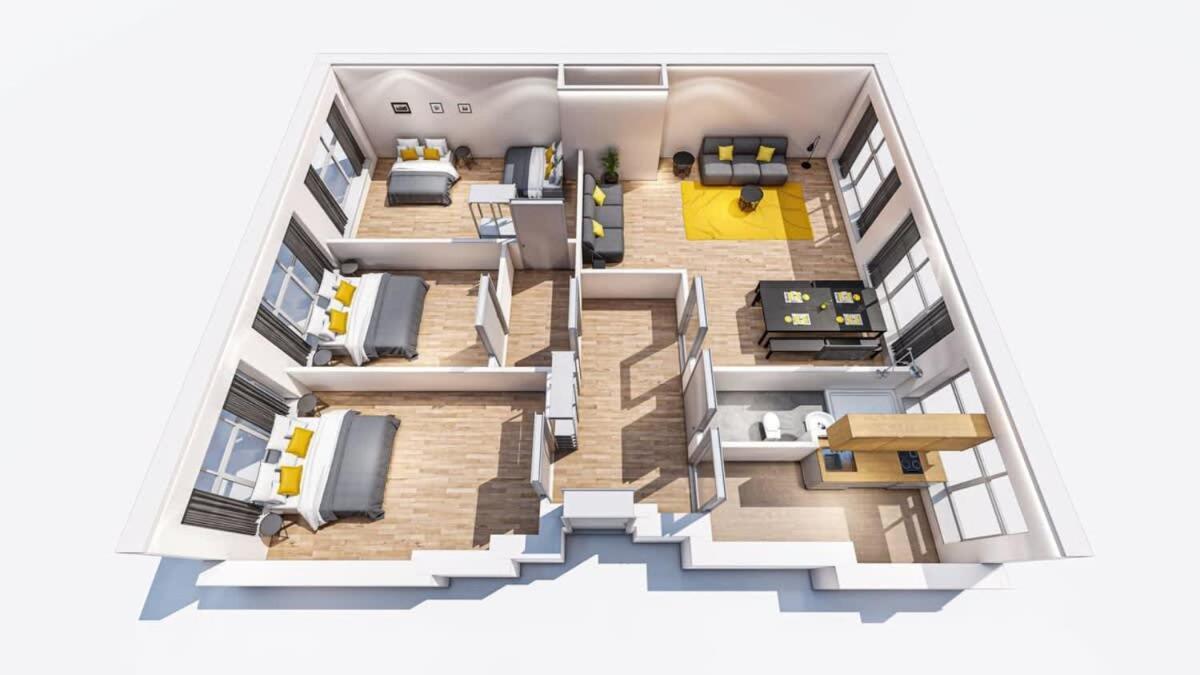 Central Big Apartment Self Checkin Берлин Екстериор снимка